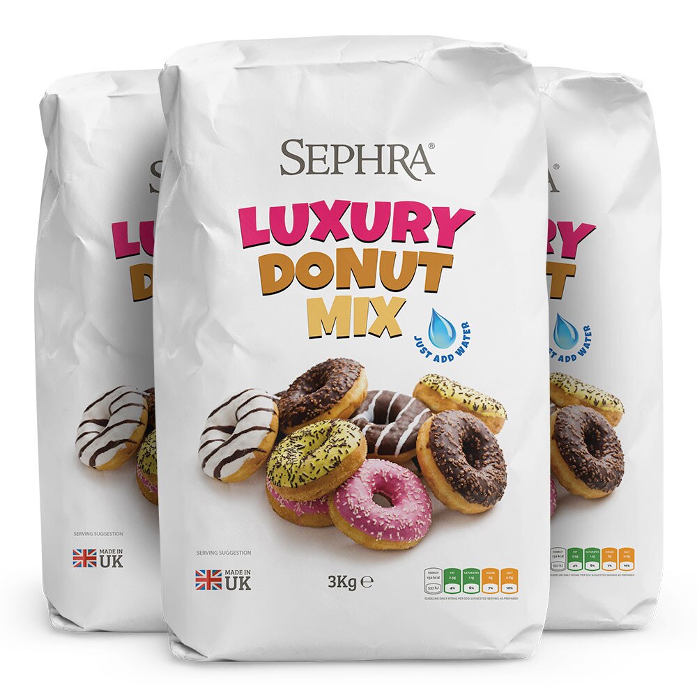 Sephra Donut Mix 12Kg Case - 4 x 3kg bags
